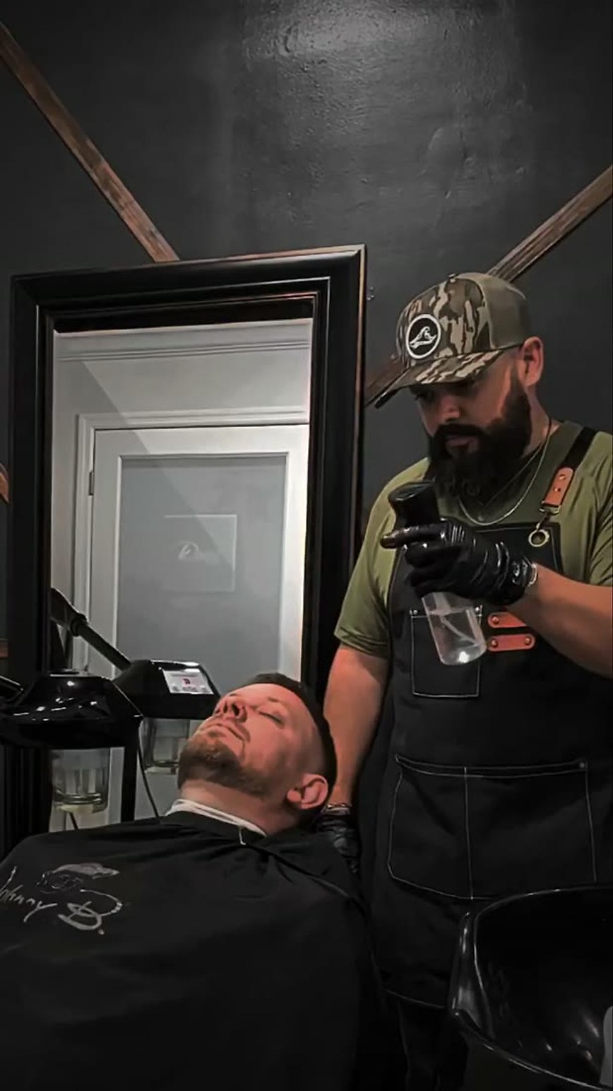 Drew Styles private barber chair in the SalonPLEX, Cape Coral